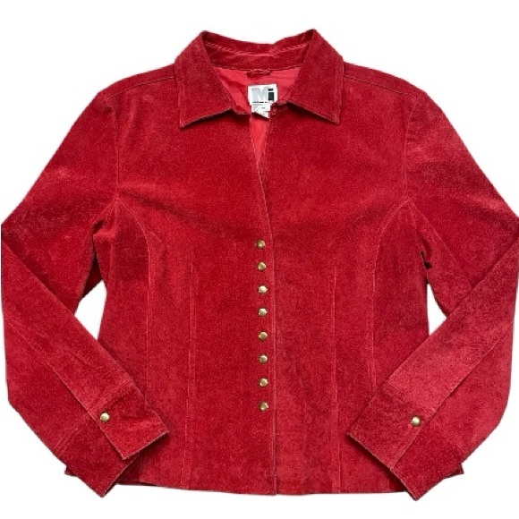 Vintage Suede Leather Jacket by Modern Images - Picture 12 of 12